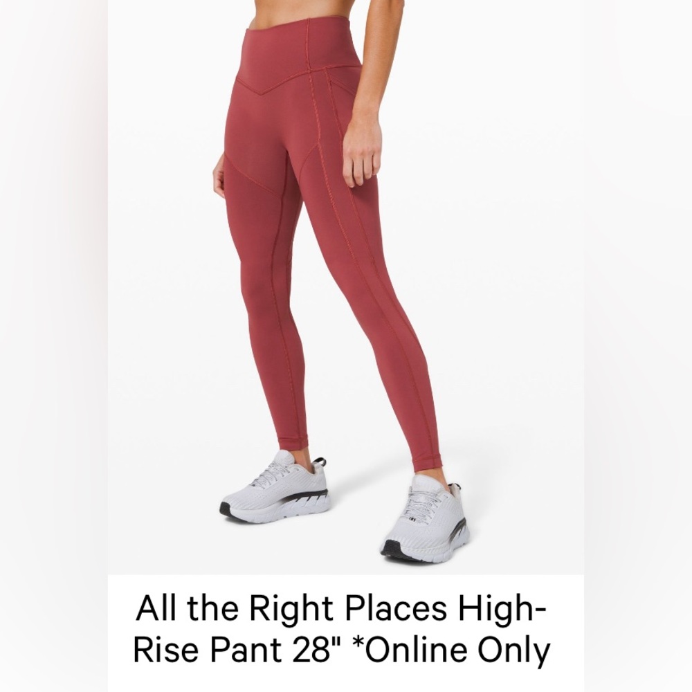 Lululemon Chianti All The Right Places High-Rise Pant